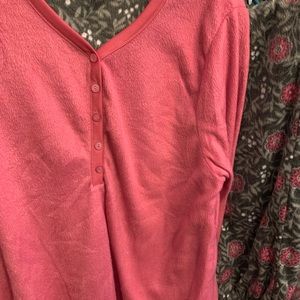 Adult or teen 2pc pajamas. Pink & gray ultra soft
